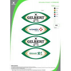 Ballons Rugby Personnalisés / Gilbert