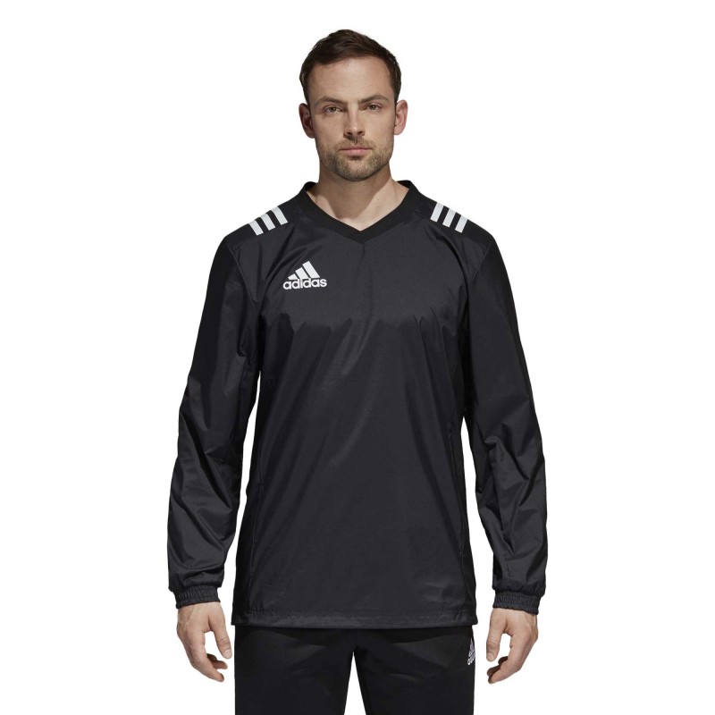 adidas Mens Teamwear Rugby Contact Training Top - Black