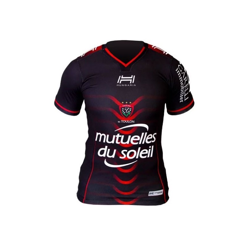 Maillot Rugby Toulon Domicile 2018-2019 Jetset Black / Hungaria