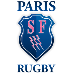 Veste rugby bleu marine zippée / Stade Français Paris