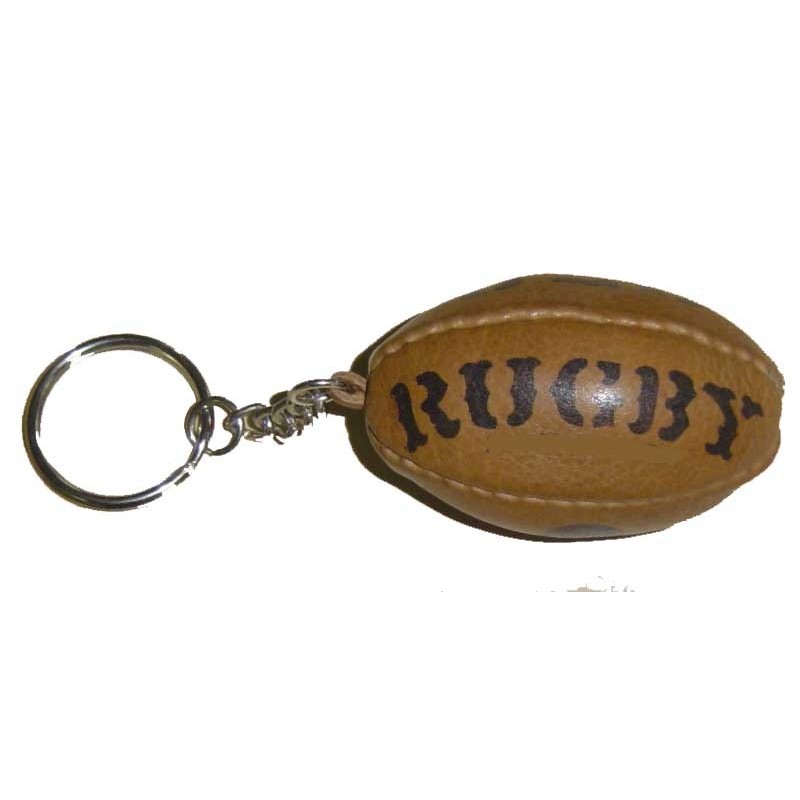 Porte clés ballon de rugby publicitaire - Porte clés personnalisés