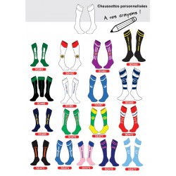 Chaussettes de Rugby Personnalisées Pour Clubs 