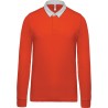 Polo Rugby bicolor Manches Longues Homme