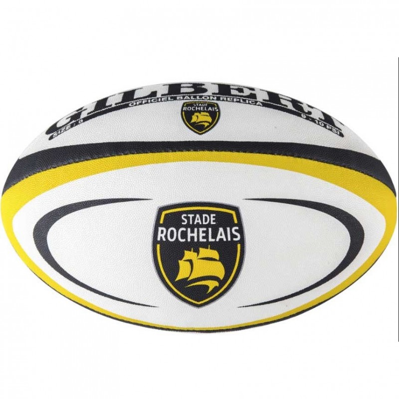 La Rochelle replica rugby ball size 5 Gilbert