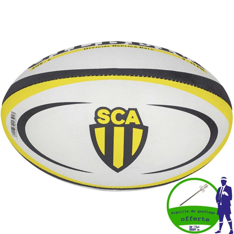 Bouton ballon de rugby 15mm