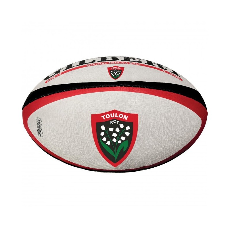 Ballon replica Gilbert du Rugby Club Toulonnais en Taille 5
