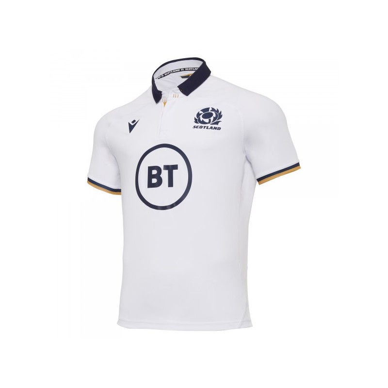 Macron Camiseta réplica del Rugby de Escocia 2021/22 Home 7S para Hombre 