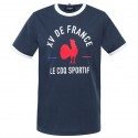 T-shirt Rugby Fan FFR 2022 dress blue Le Coq Sportif