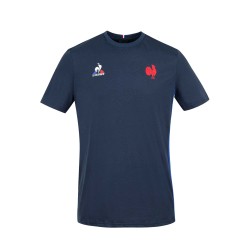 T-shirt Rugby Homme Fan FFR Marine 2022 Le Coq Sportif