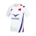 Maillot France Rugby blanc 2021-2022 / Le Coq Sportif
