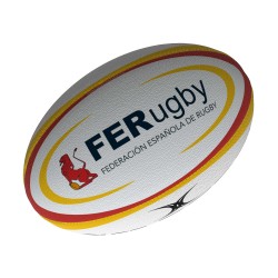 Ballon Rugby replica taille 5 Espagne Gilbert