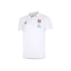 Polo rugby blanc polyester Angleterre / Umbro