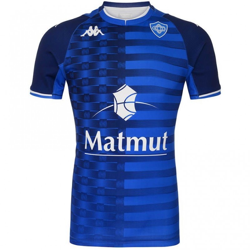 Maillot Rugby domicile Castres Olympique Adulte-Enfant 2022 Kappa