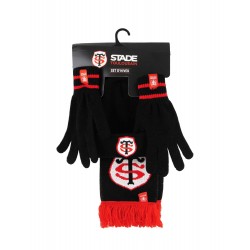 Pack Bonnet-gants-Echarpe Stade Toulousain