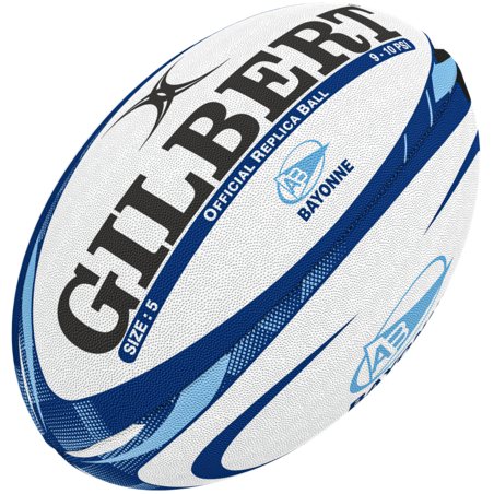 Ballon Rugby Replica Bayonne  T1 et T5 Gilbert