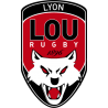 Porte-clés Blason en métal Lyon rugby / LOU