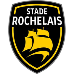 Polo negro para adultos / Stade Rochelais