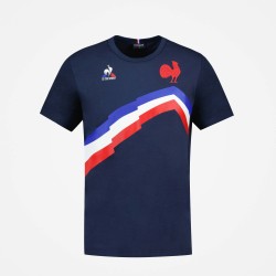 T-shirt Rugby Fan FFR Marine 2023 Le Coq Sportif