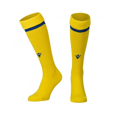 Chaussettes rugby jaune AS Clermont 2022/2023   Macron