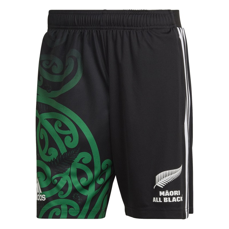 Destello Énfasis vía Pantalón corto Maori All Blacks Rugby Gym Adidas