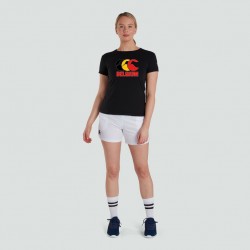 TSHIRT RUGBY FEMME BELGIQUE RUGBY / CANTERBURY