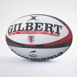 Ballon Rugby Replica Stade Toulousain Taille 5 Gilbert