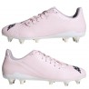Chaussure Rugby hybride Malice SG rose Adidas