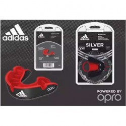 Silver self-fit mouthguard up to 10 / Adidas - Opro