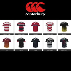 Maillot rugby sublimés pour clubs Canterbury