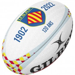 Balón de rugby de Perpignan T2 y T5  / Gilbert