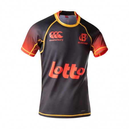 Official Belgium home rugby jersey  2023-2024  CANTERBURY