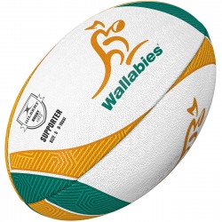 Ballon Rugby Supporter Australie Taille 5 Gilbert