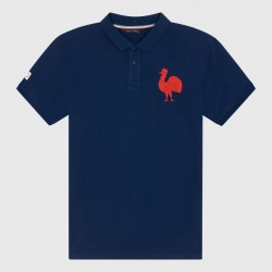 Camiseta Rugby 1er Coq Azul marino  Sports d'Epoque