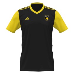 T-shirt rugby noir et jaune Stade Rochelais / Adidas