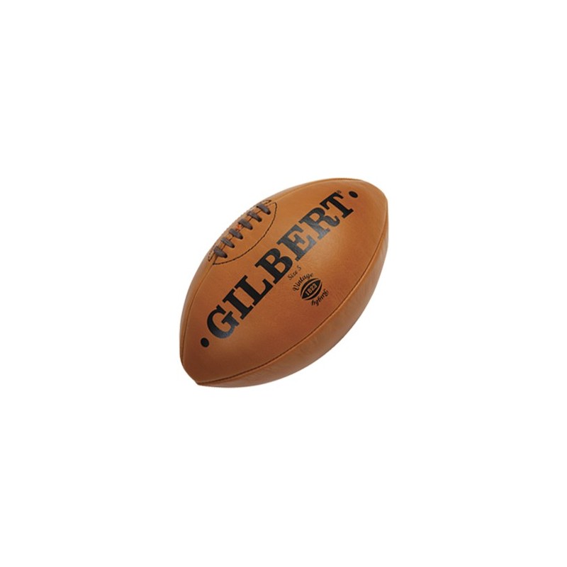 Ballon Rugby en Cuir Vintage / Gilbert