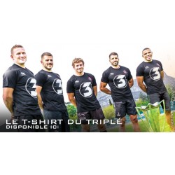 T-shirt triple Champion d'Europe / RCT