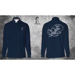 Polo Navy Vintage Manches Longues / 1964