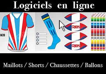 Logiciel de création maillot, chaussettes, ballons de rugby